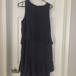 Ann Taylor polka dot sleeveless dress